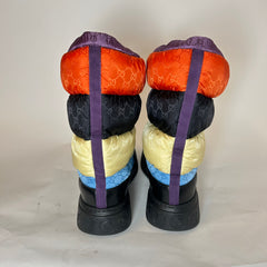 Gucci Multicolor GG Nylon Padded Snow Boots Size GG 9.5