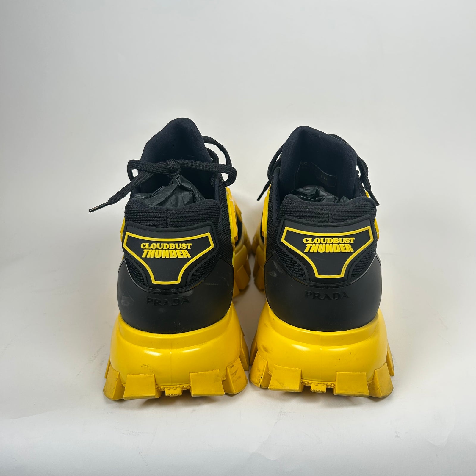 Prada Yellow/Black Cloudburst Size 11