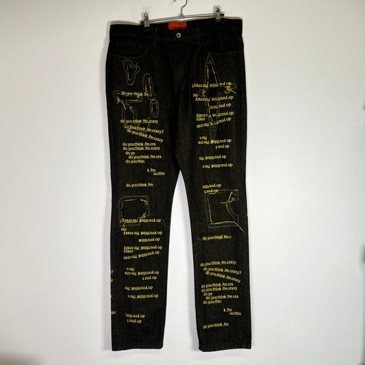 Who Decides War "Do You Think I'm Crazy" Jeans