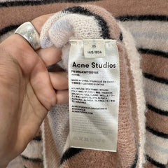 Acne Studios Loose Mohair Multi Strip Sweater Size XS