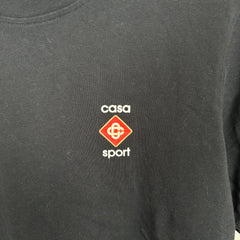 Casablanca Black Casa Sport Tee Size L