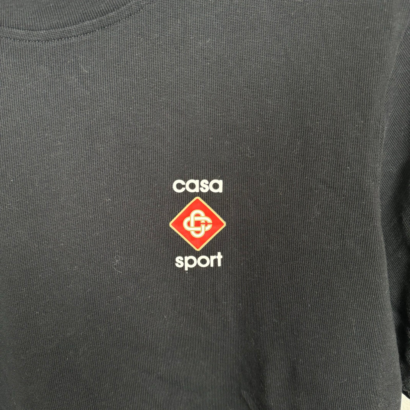 Casablanca Black Casa Sport Tee Size L