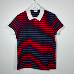 Saint Laurent Paris Striped Polo Size M