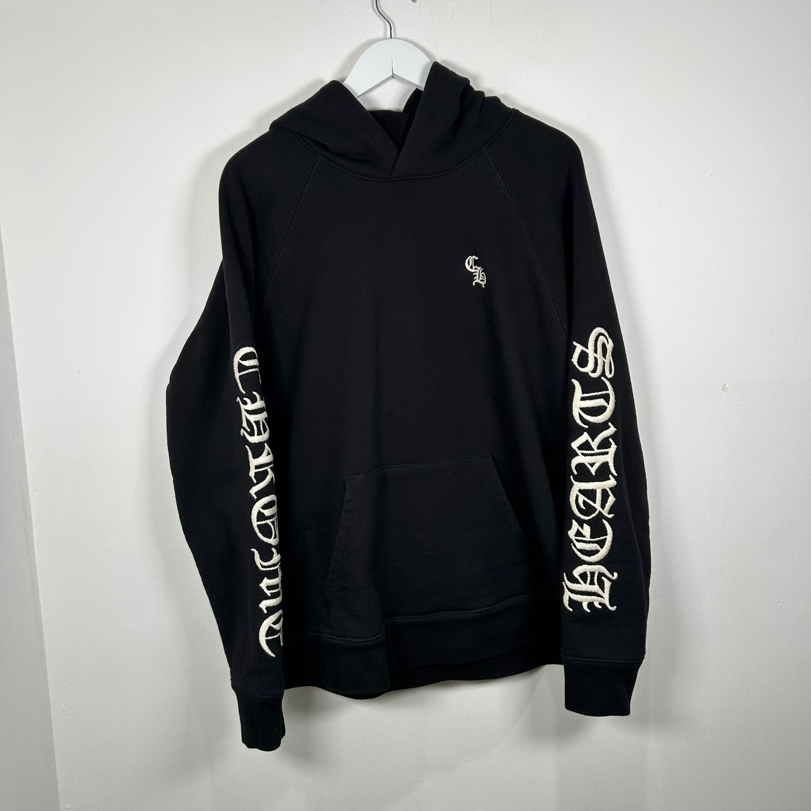 Chrome Hearts 'Slo Ride' Embroidered Logo Hoodie Size L