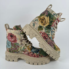 Louis Vuitton Canvas Baroque Ranger Boot Size 7