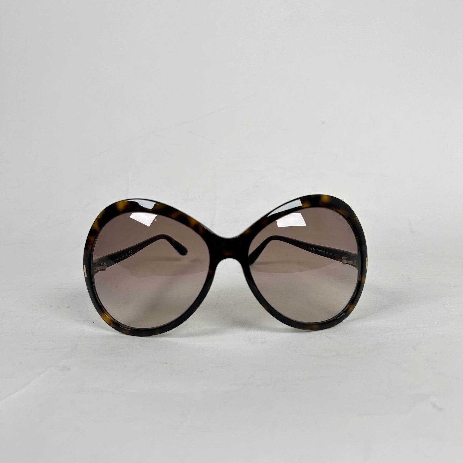 Tom Ford Black Acetate Sunglasses