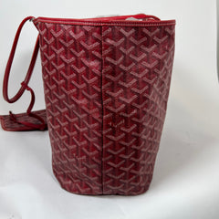 Goyard Red Saint Louis PM Tote Bag