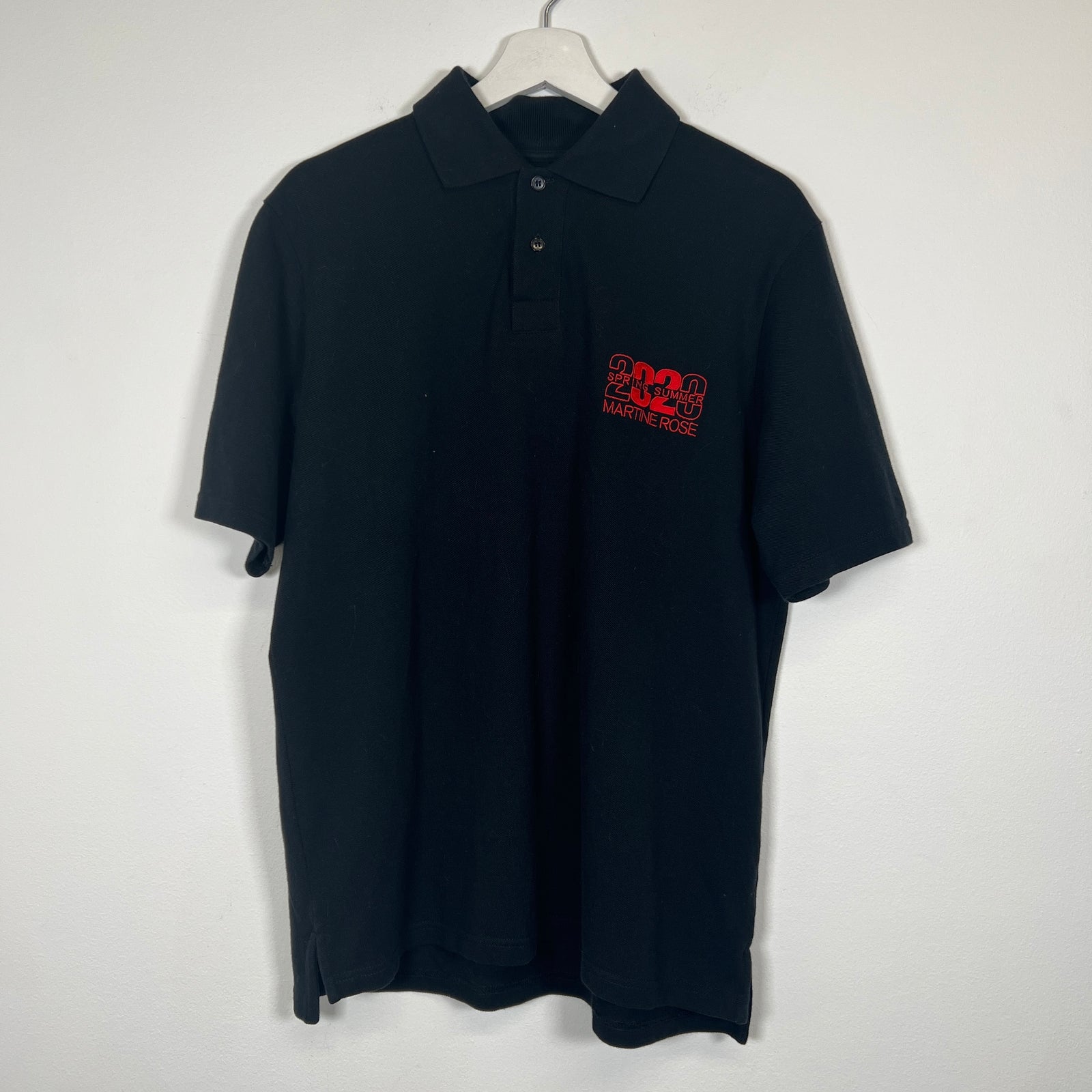 Martine Rose Black SS20 Polo