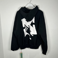 Off-White Hand Arrows Logo Black Hoodie Size XL
