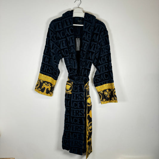 Versace Robe Navy/Yellow Size M