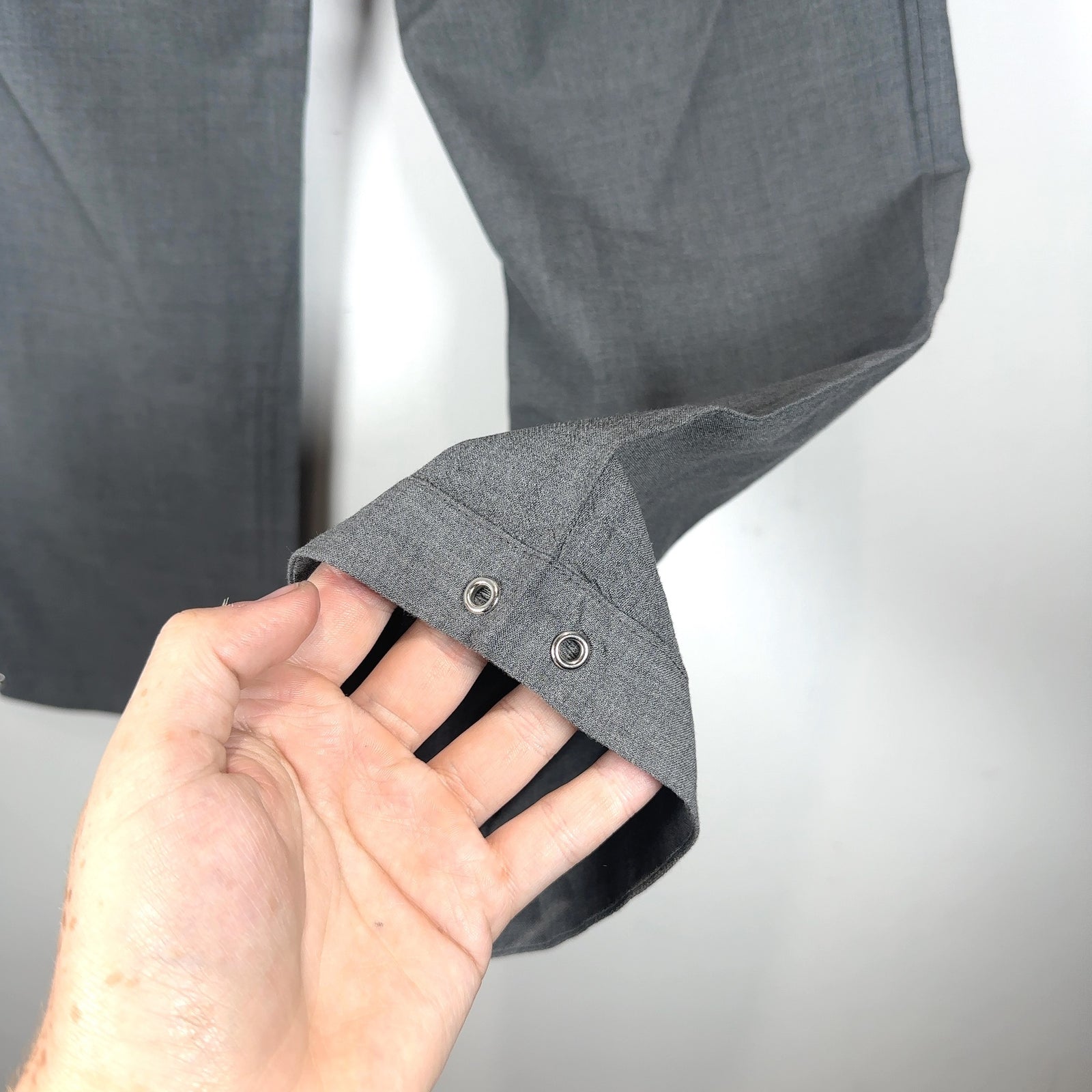 Thom Browne Woostered Woven Wool 4-Bar Pants