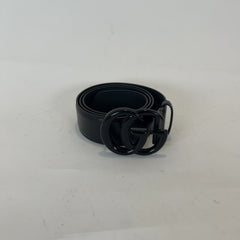 Gucci Black GG Buckle Belt