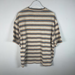 Lanvin Striped Striped Paint Splatter T-Shirt