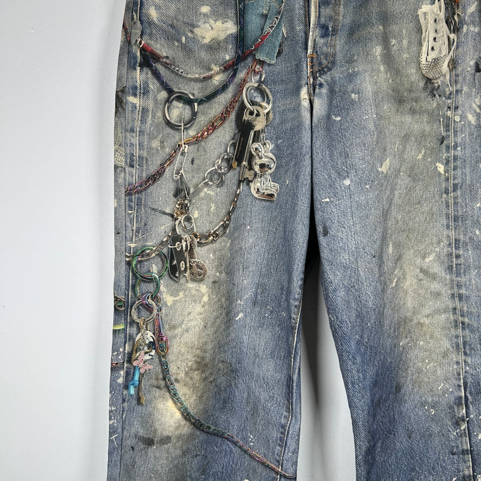 Acne Studios 1981 Trompe l'oeil Jeans Size 46