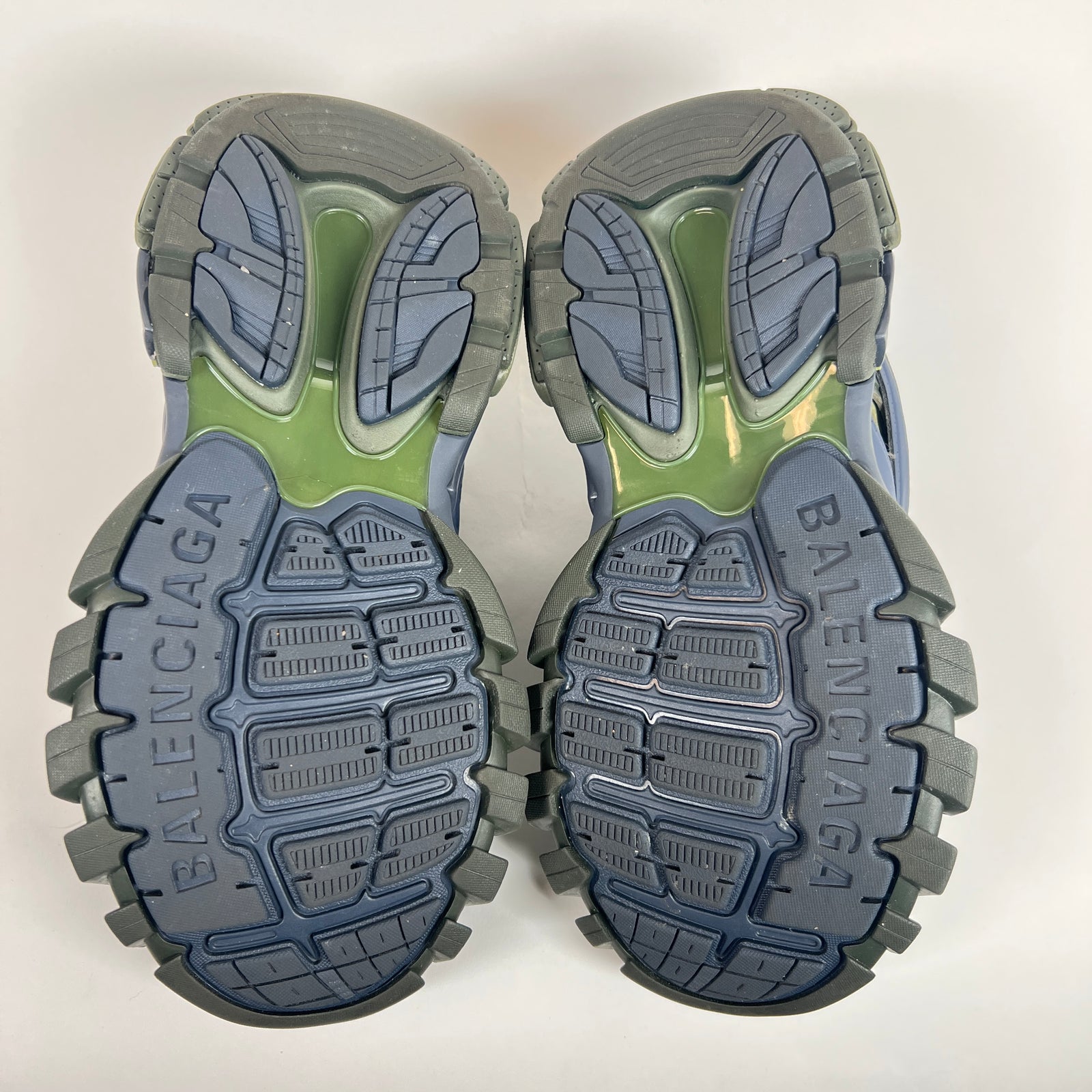 Balenciaga Olive/Navy Track Sneaker Size 36