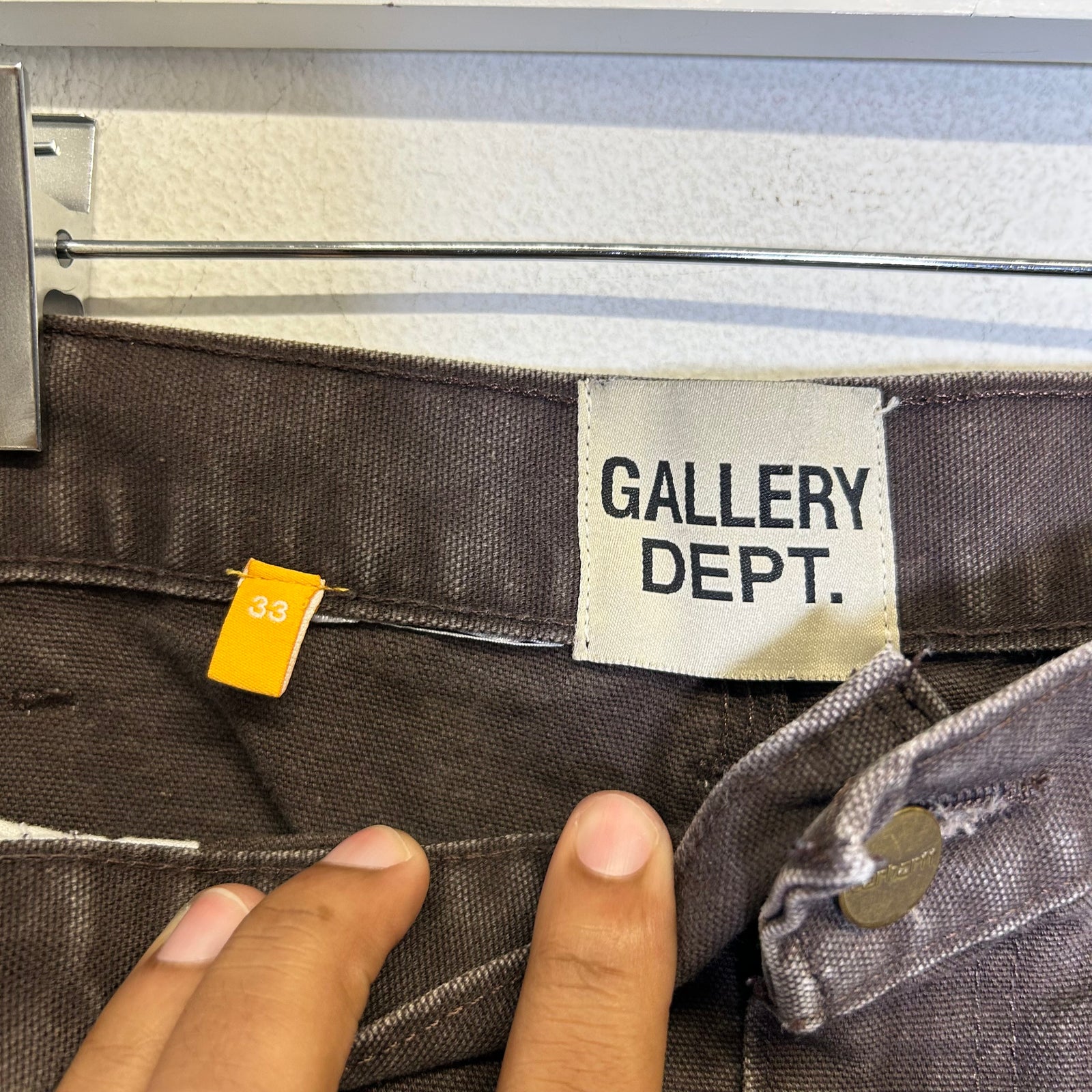 Gallery Dept Brown Flared Carpenter Pants Size 33