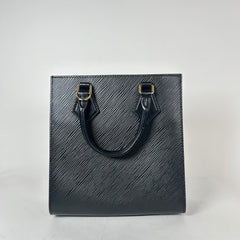 Louis Vuitton Black Epi Leather Sac Plat BB Bag