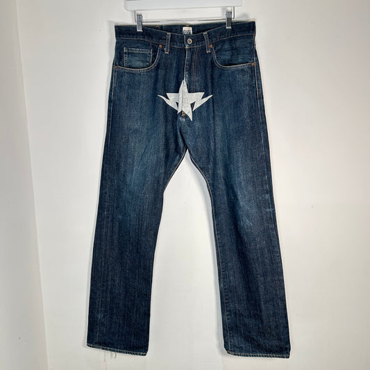 Bape Star Graphic Jeans Size M