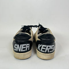 Golden Goose Beige/Black Suede Ball Star Sneaker Size 44