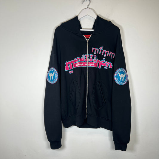 Murd333r.FM Black/Pink Swamp Hoodie Size L
