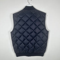 Salvatore Ferragamo Navy Nylon Goose Down Vest Size 50