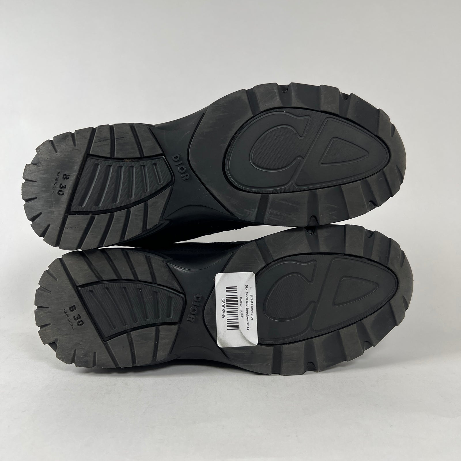 Dior Black B30 Sneakers Sz 44