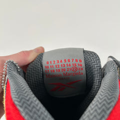 Maison Margiela x Reebook White/Red 'TZ Pump' High-Top Sneaker Size 10