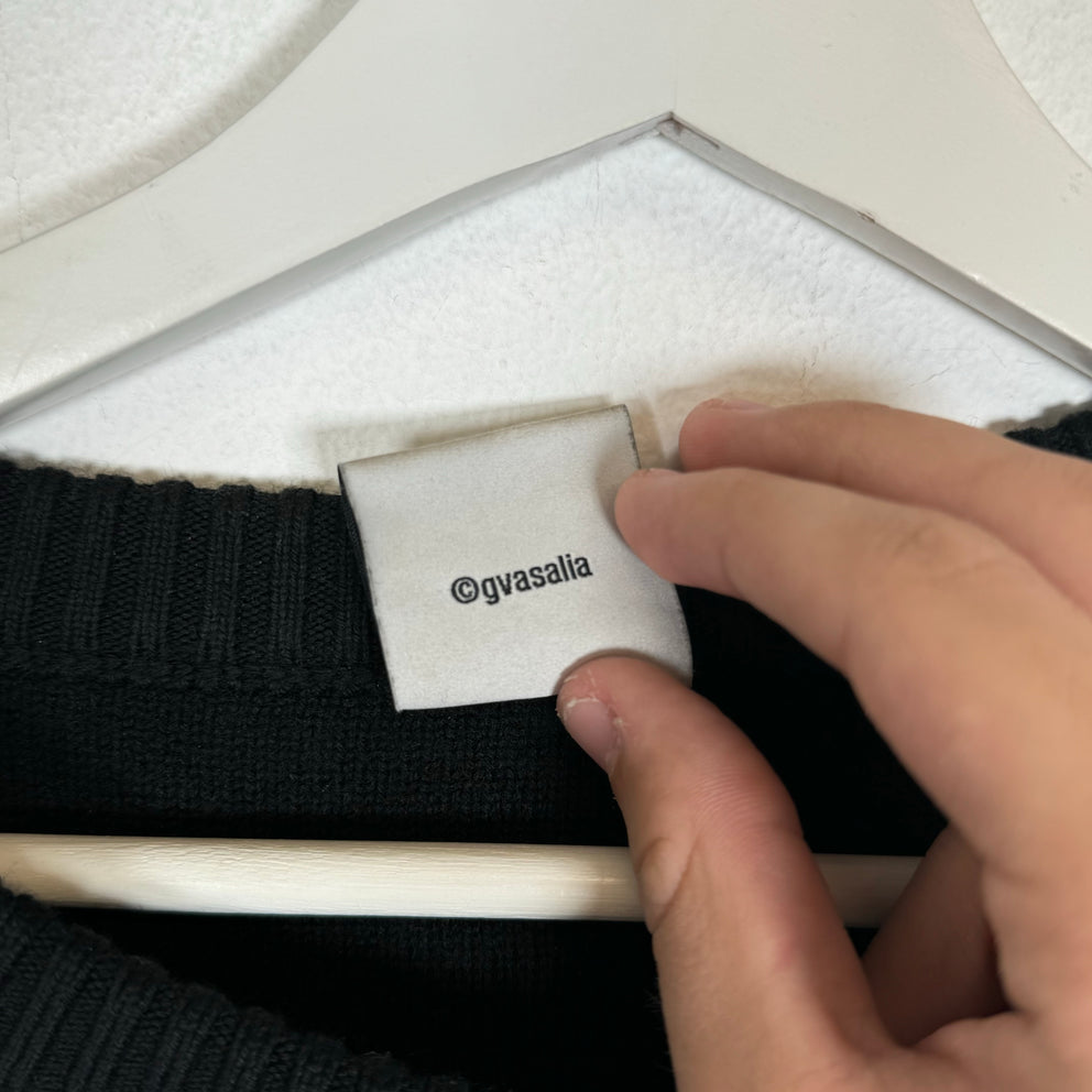 Vetements Heavy Knit Logo Sweater Size XL