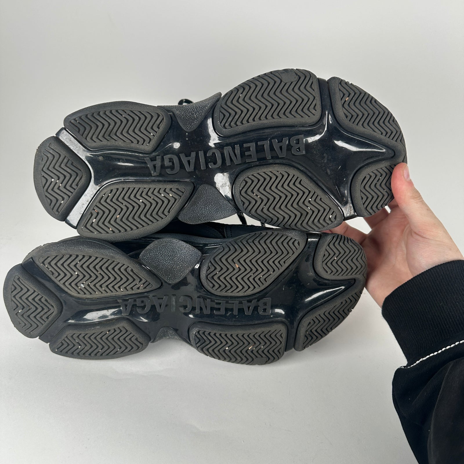 Balenciaga Triple Black Triple S Sneaker Size 7
