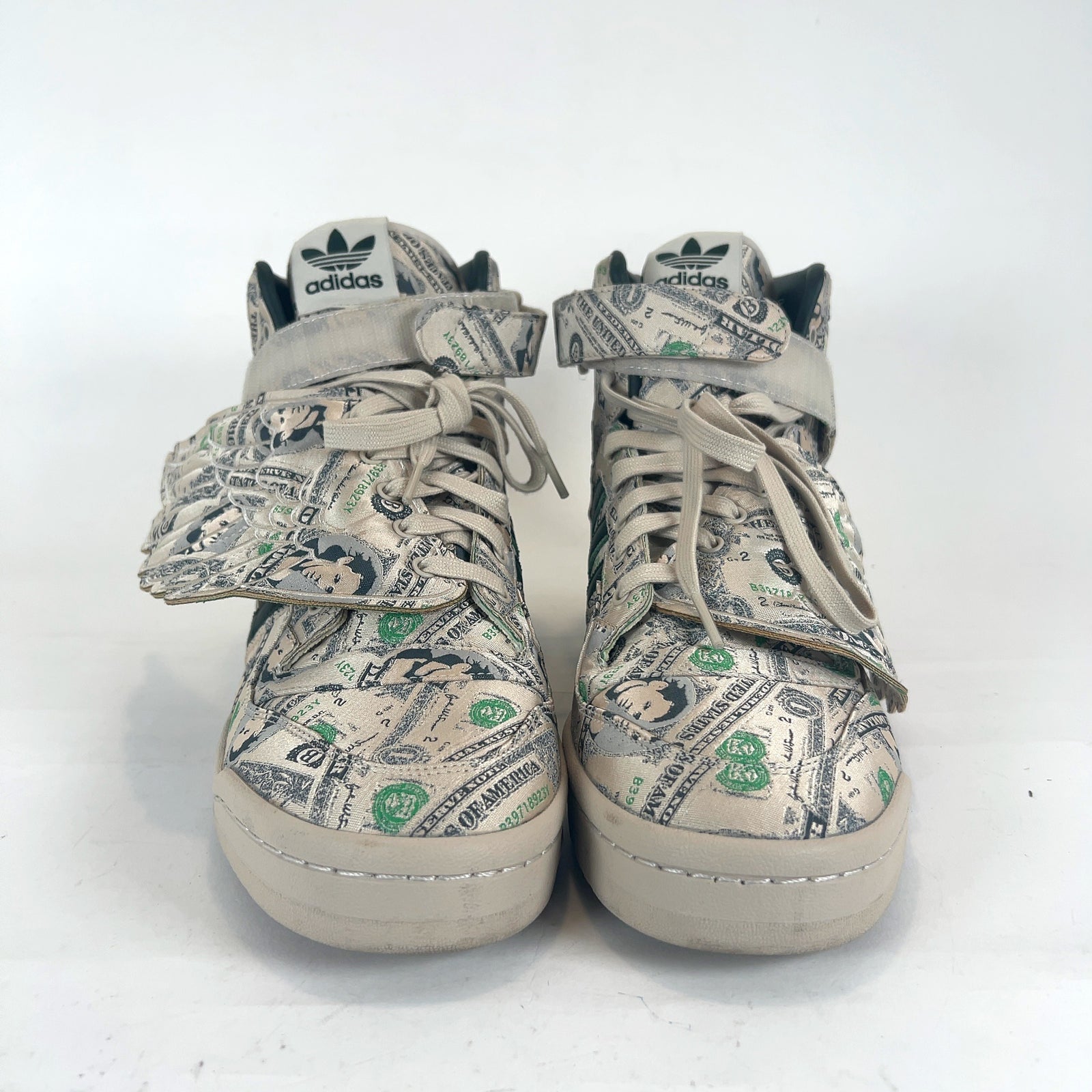 Jeremy Scott x Adidas Forum 'Money' Wings 1.0 Hightop Sneakers