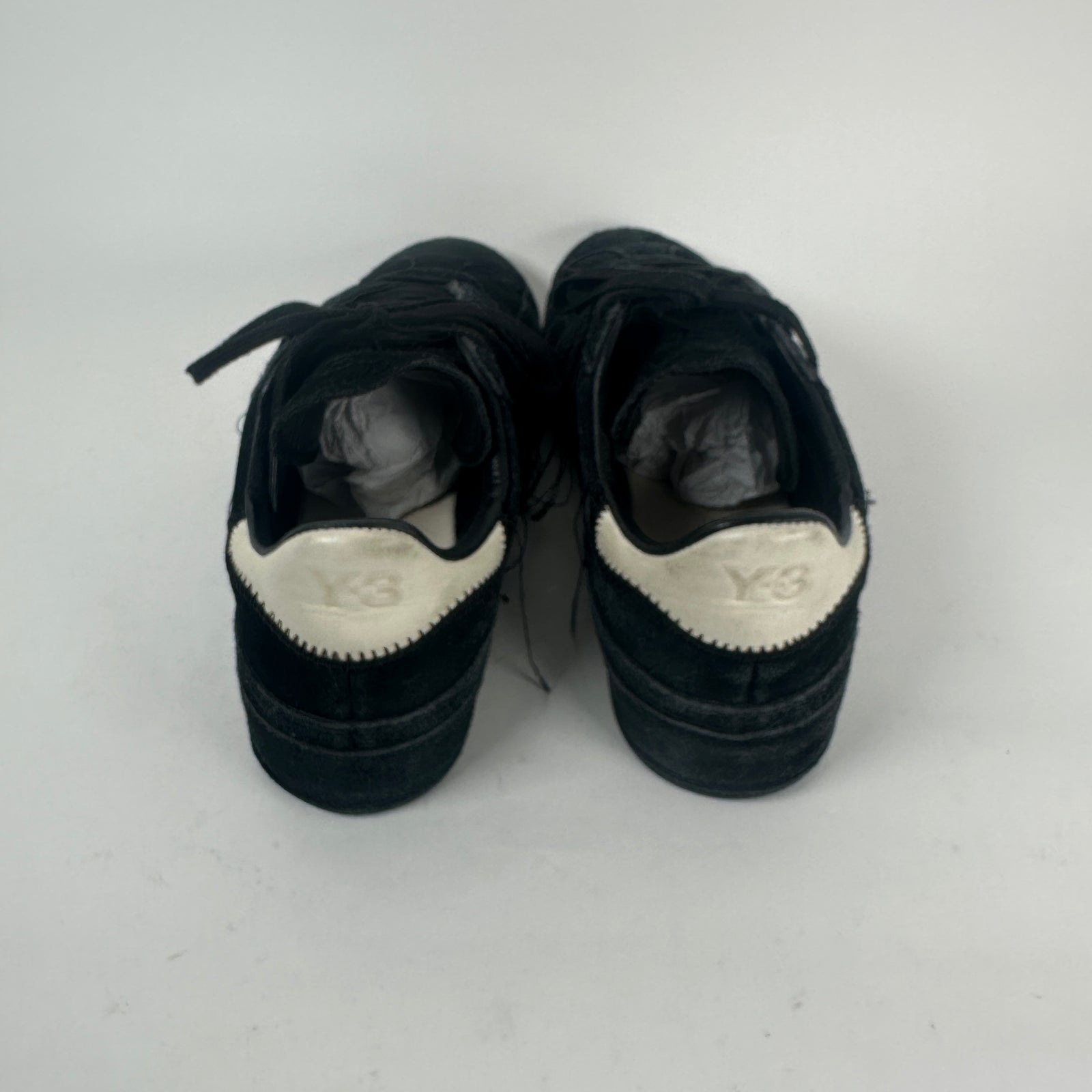 Yohji Yamamoto Y-3 Adidas Black Sashiko Gazelles Size 9