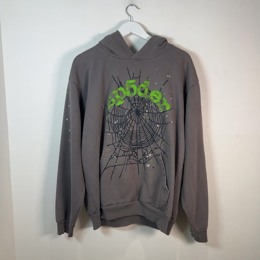 Sp5der Slime Web Graphic Hoodie
