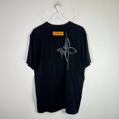 Louis Vuitton Black Frequency Embroidered T-Shirt Size L