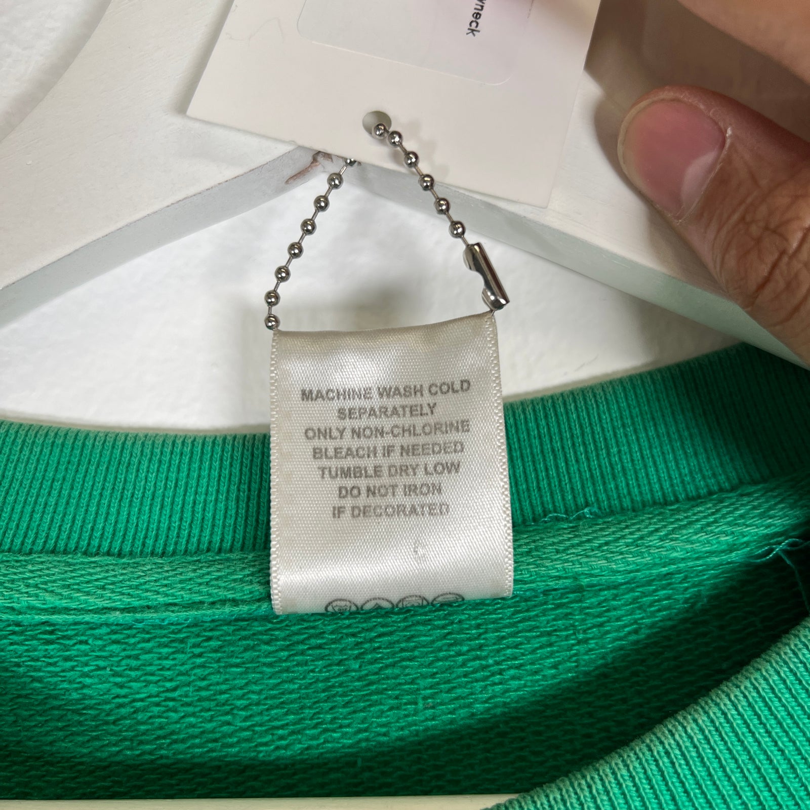 Ice Cream Graphic Green Crewneck