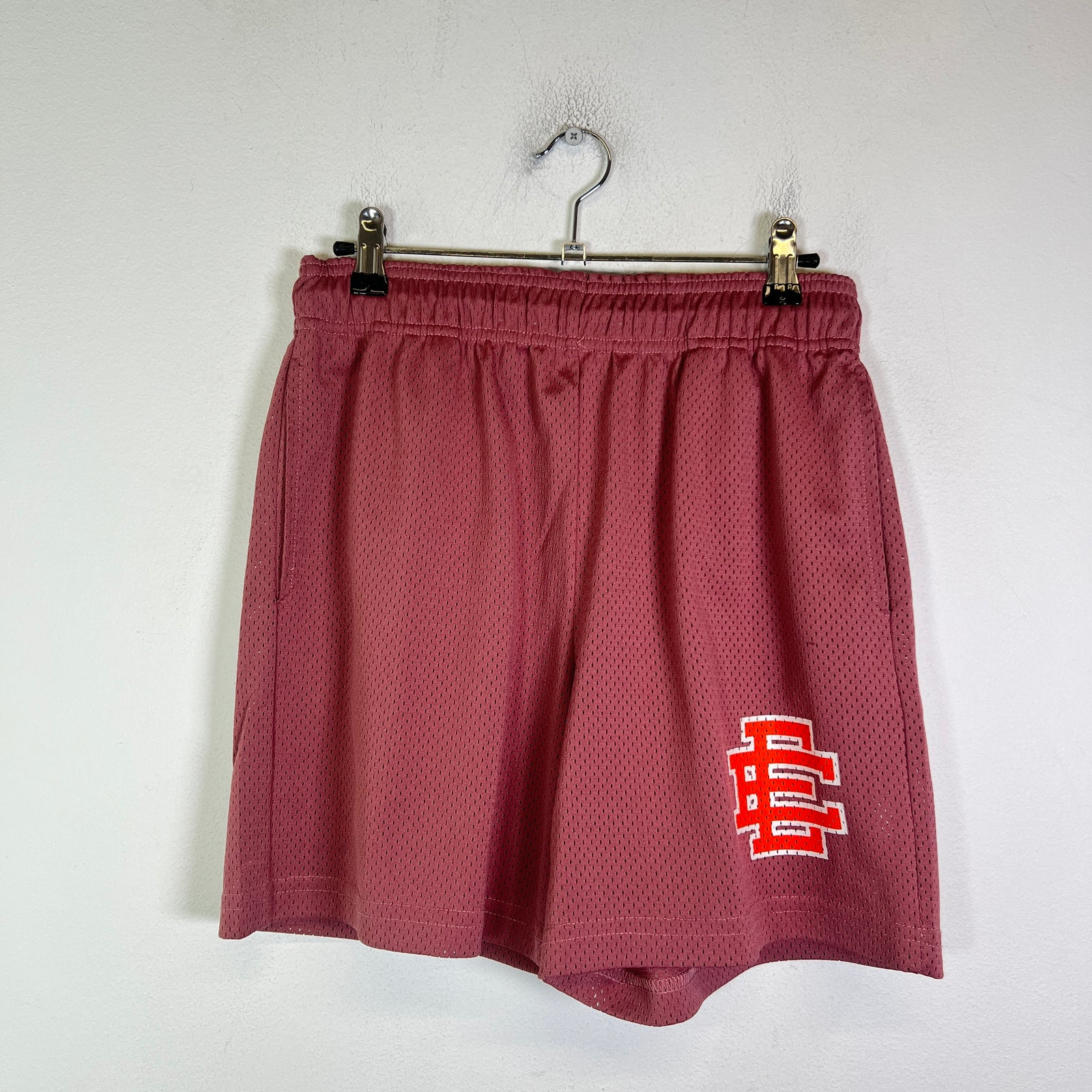 Eric Emanuel Burgundy EE Basic Shorts