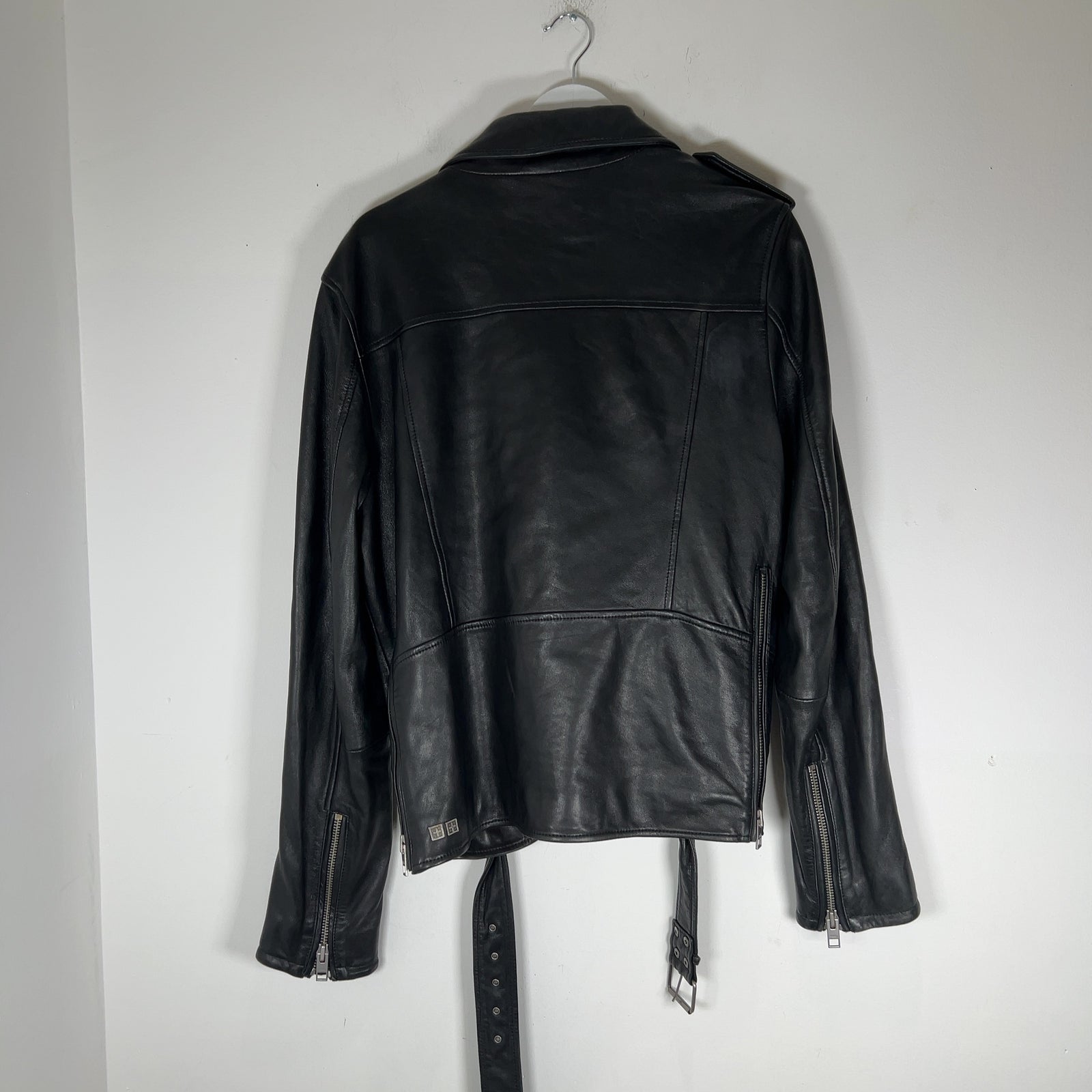 Ksubi 'Biker' Lambskin Leather Jacket