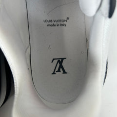 Louis Vuitton Black Monogram Denim Trainer Size LV 9