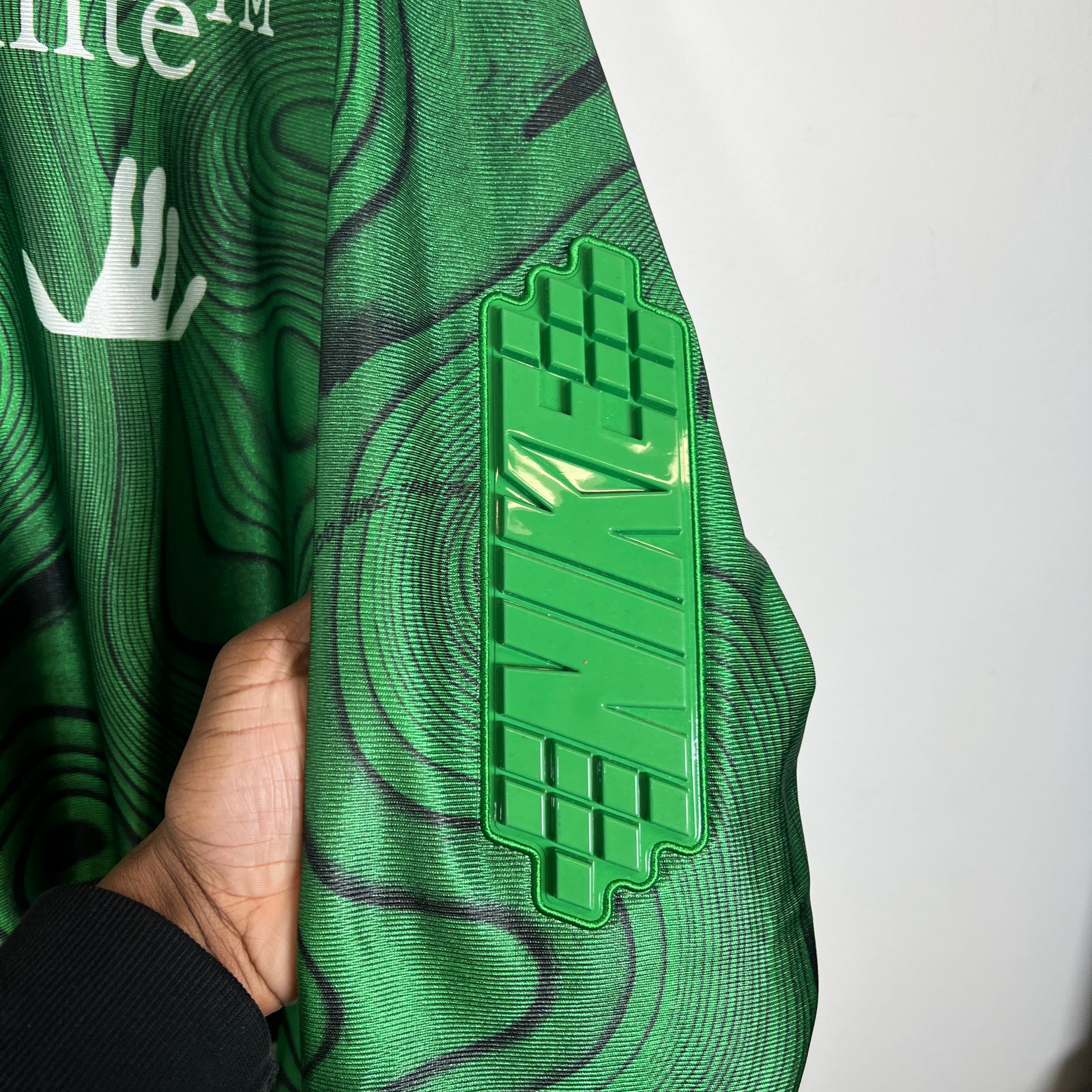 Off-White x Nike Green Soccer Jersey Size M