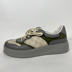 Gucci Grey/Green GG Chunky Sneaker Size GG 10
