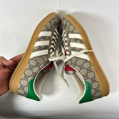 Gucci x Adidas Gazelle Beige GG Monogram Gazelle Size 12
