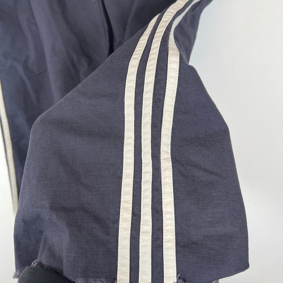 Balenciaga x Adidas Black Striped Ripstop Shorts Size S