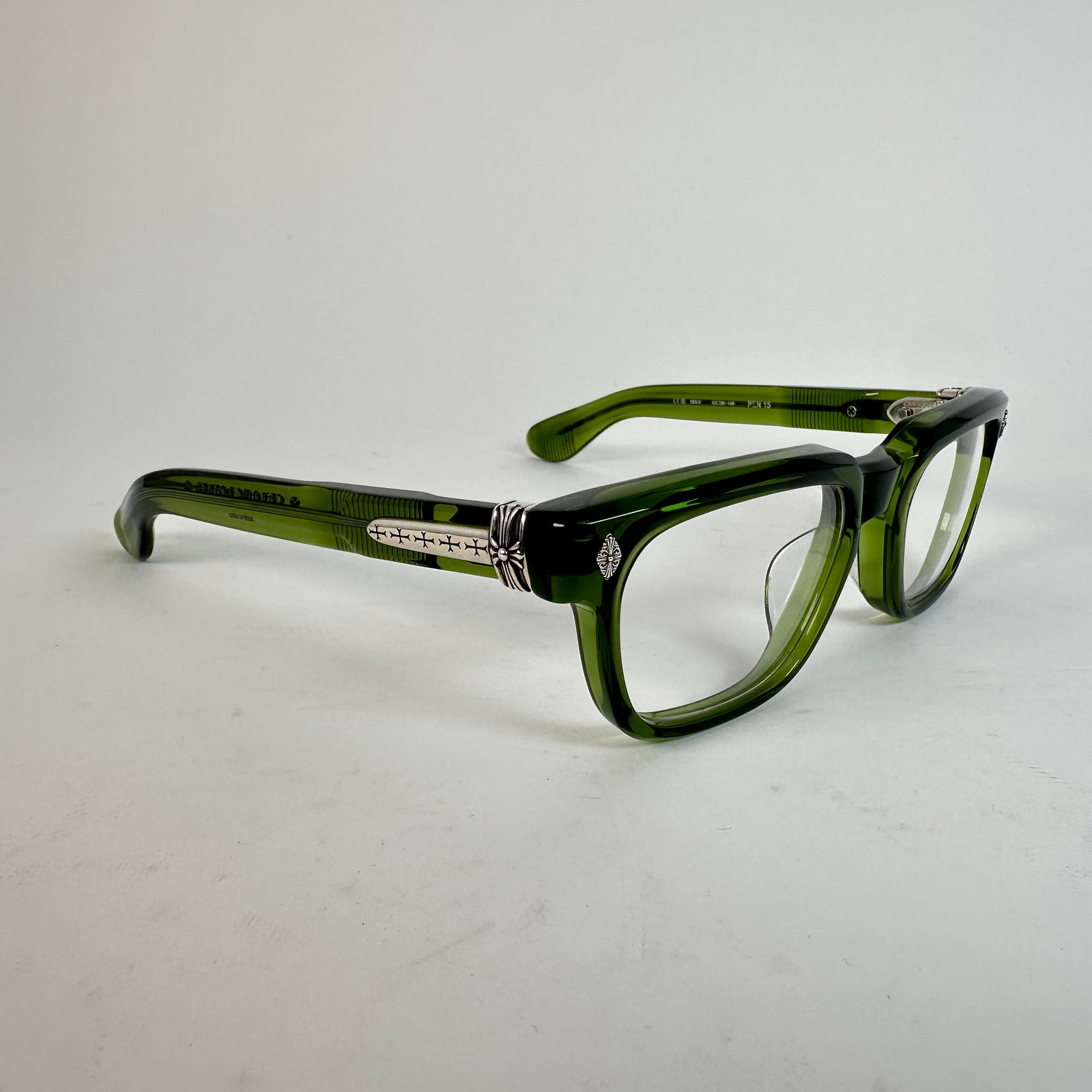 Chrome Hearts Green 'Pen 15' Glasses