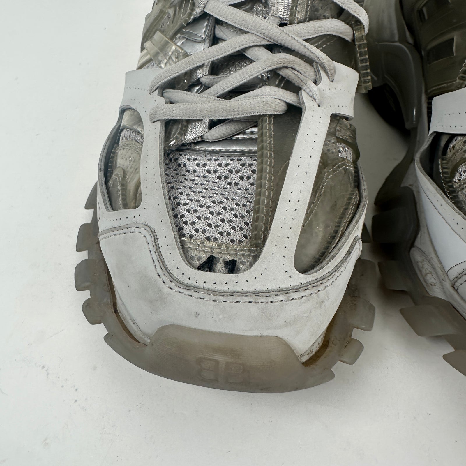 Balenciaga Grey Translucent Tracks Size 41