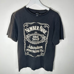 Number (N)ine Black 03 'Jack Daniels' T-Shirt Size 3