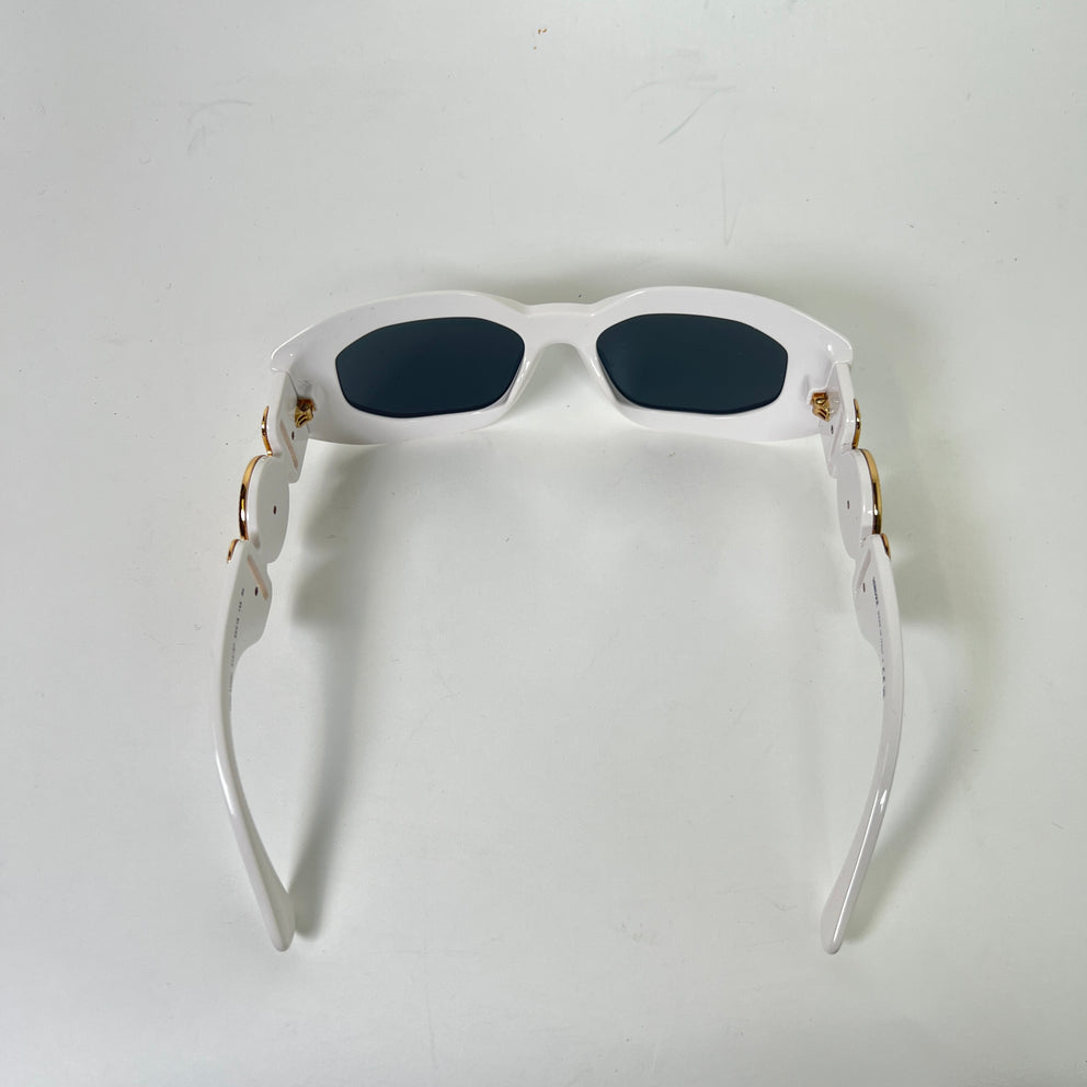 Versace White Medusa Biggie Sunglasses