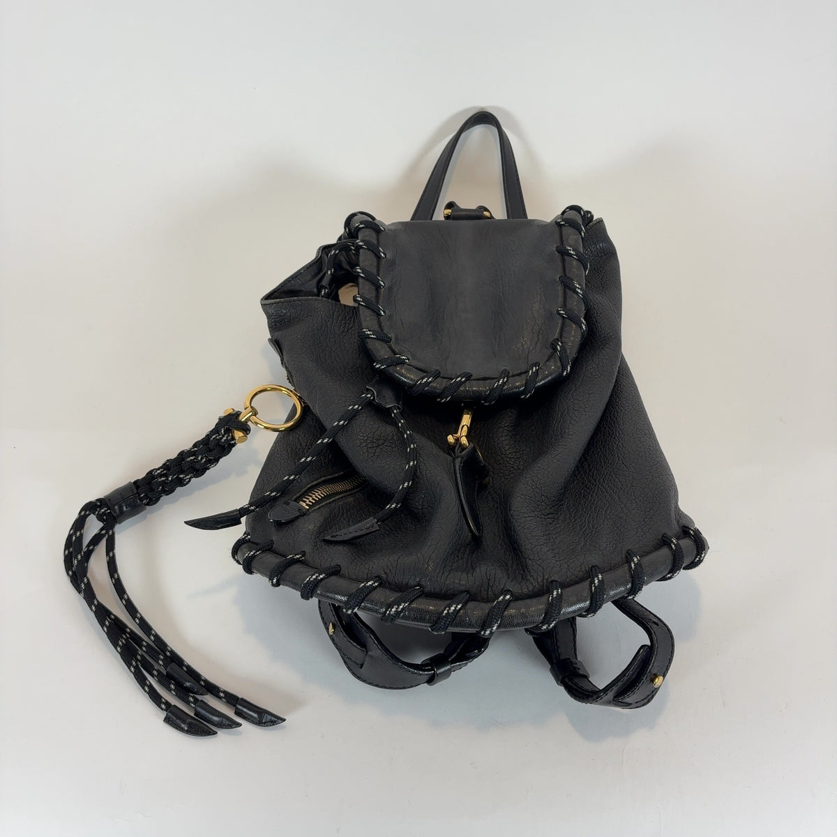 Acne Studios Rope Jungle Leather Backpack