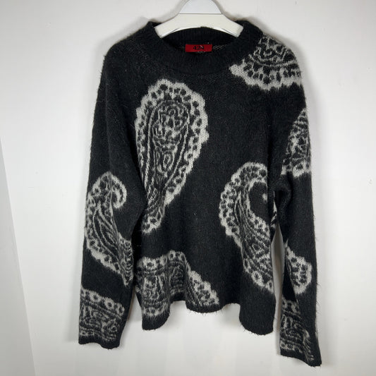 424 Paisley Knit Sweater