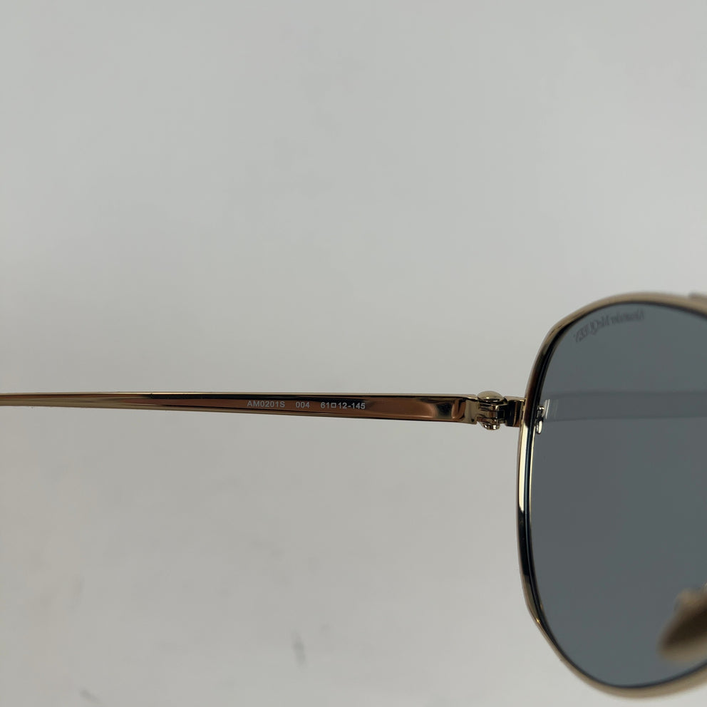 Alexander McQueen Enamel Aviator Sunglasses