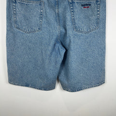Supreme Embroidered 'New York' Denim Shorts