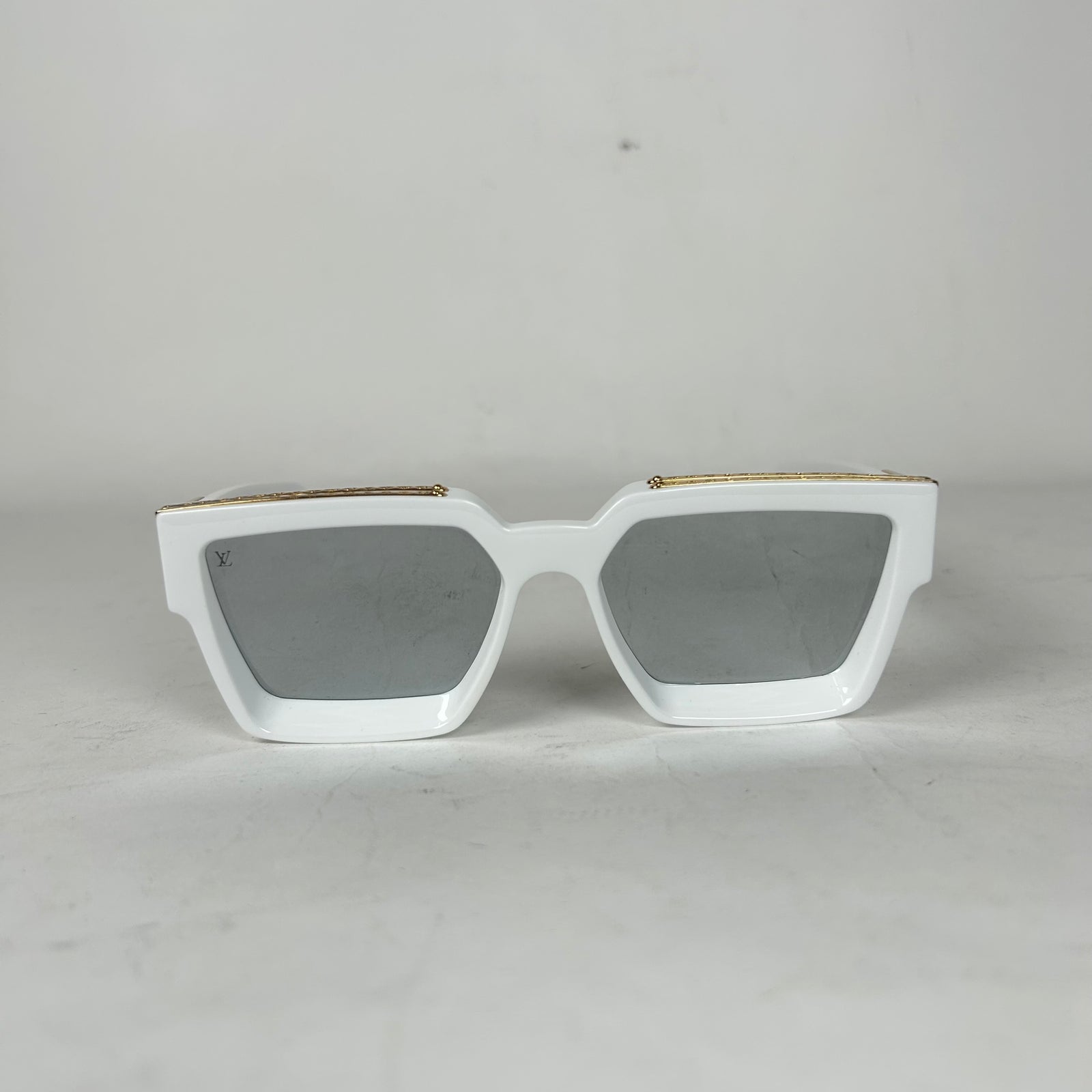 Louis Vuitton White/Gold Millionaire Sunglasses